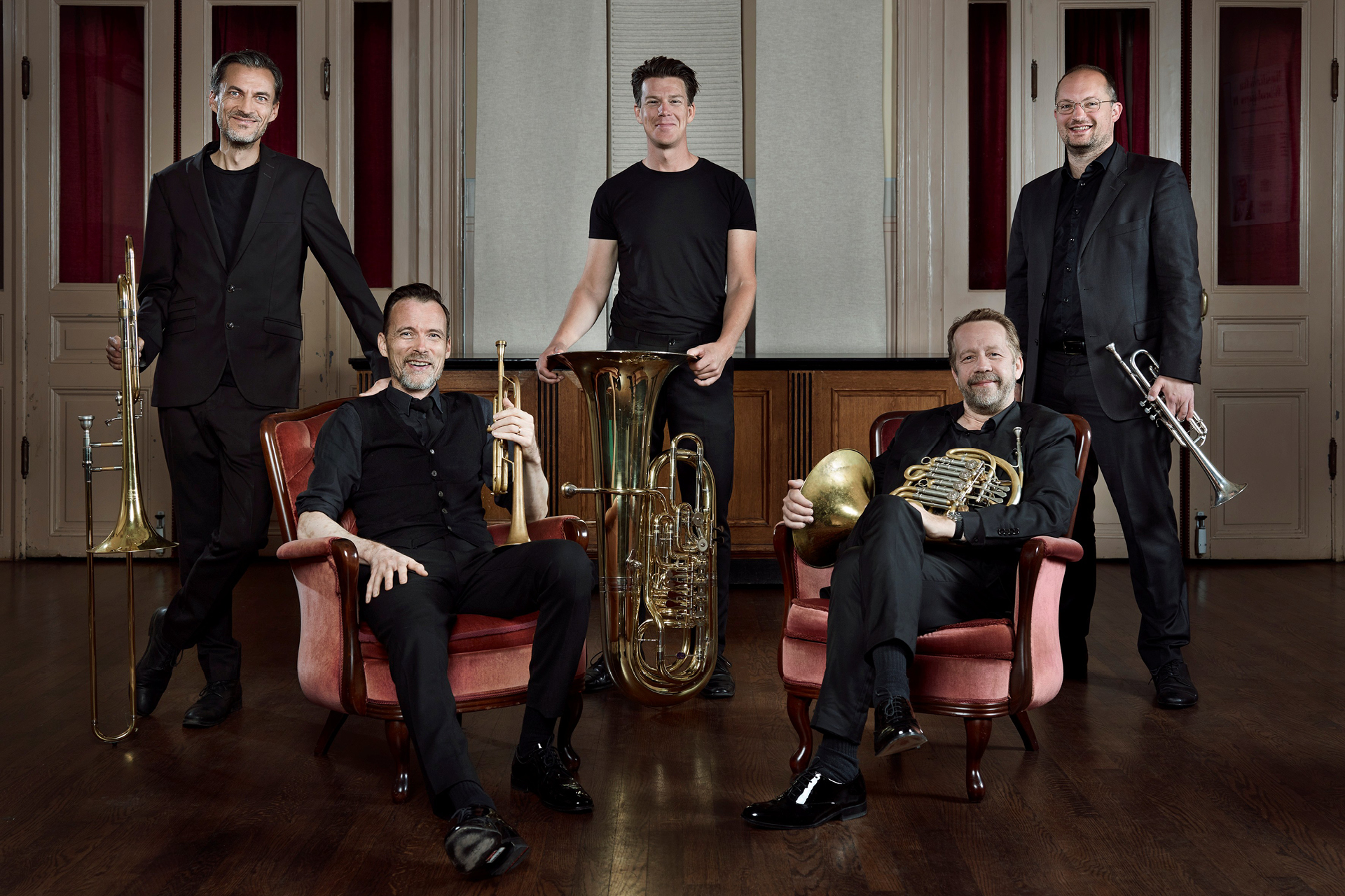 Stockholm Brass Quintet.