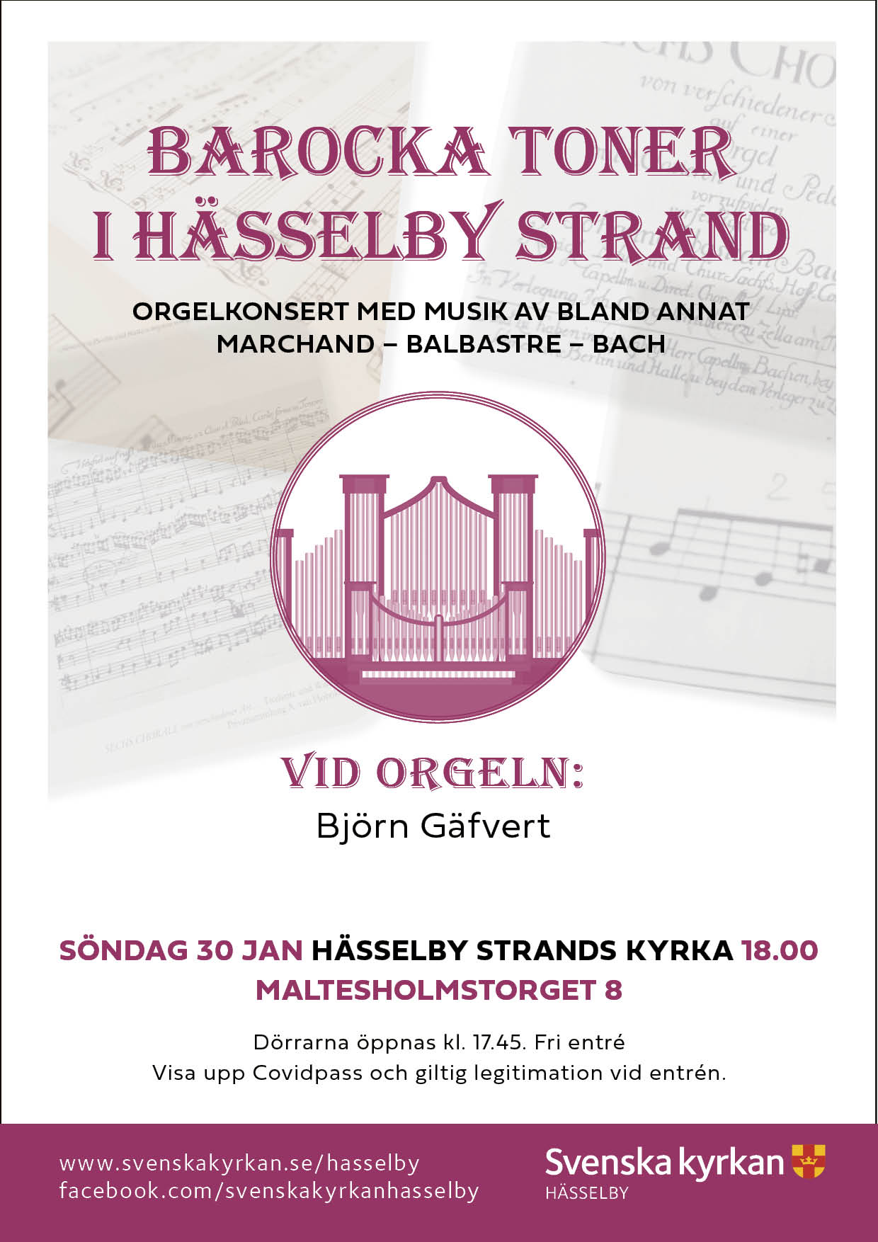 Barocka toner i Hässelby Strand