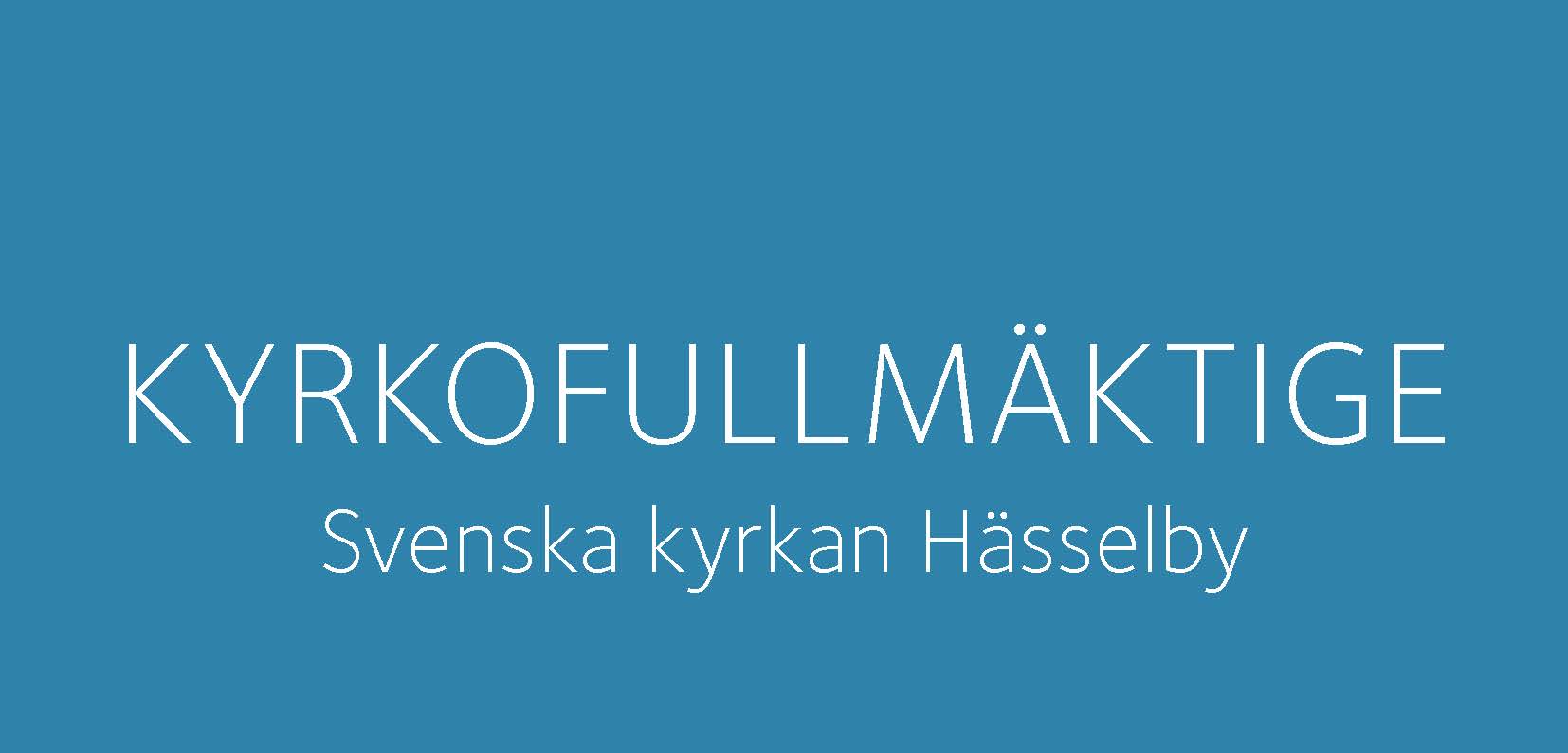 Kyrkofullmäktige, sammanträde 2 november, klockan 19.30.