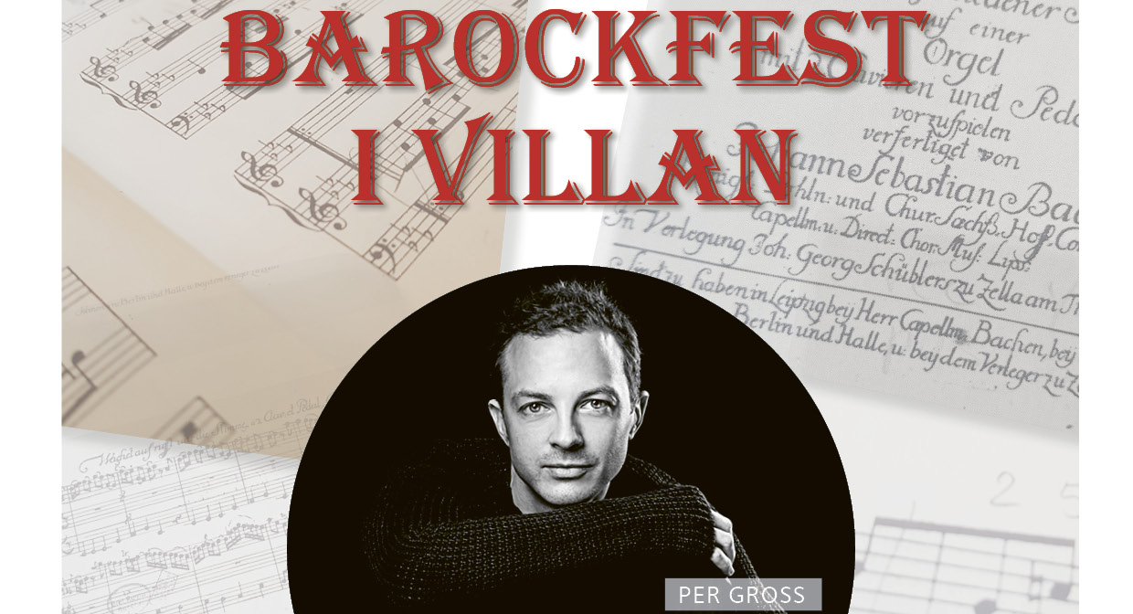 Barockfest i Villan, 26 september kl. 18.00.