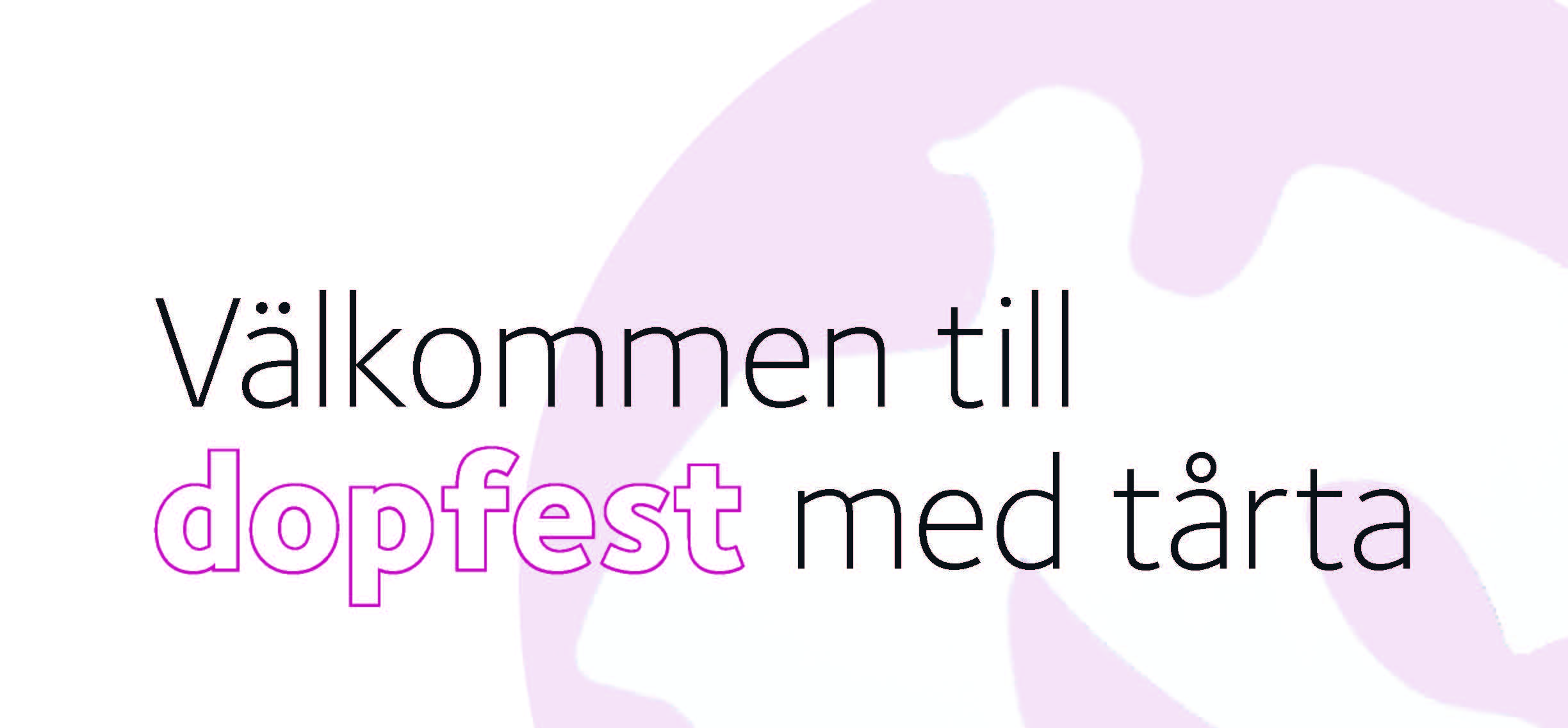Familjegudstjänst med dopfest, sön 13 november, kl. 11.00.