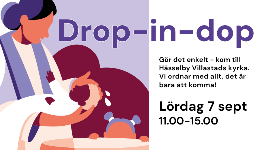 Drop-in-dop Lördag 7 september, 11-15