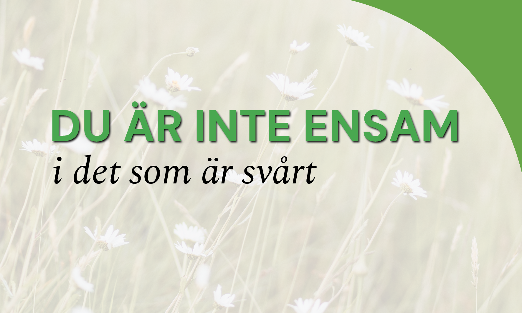 Du är inte ensam i det som är svårt