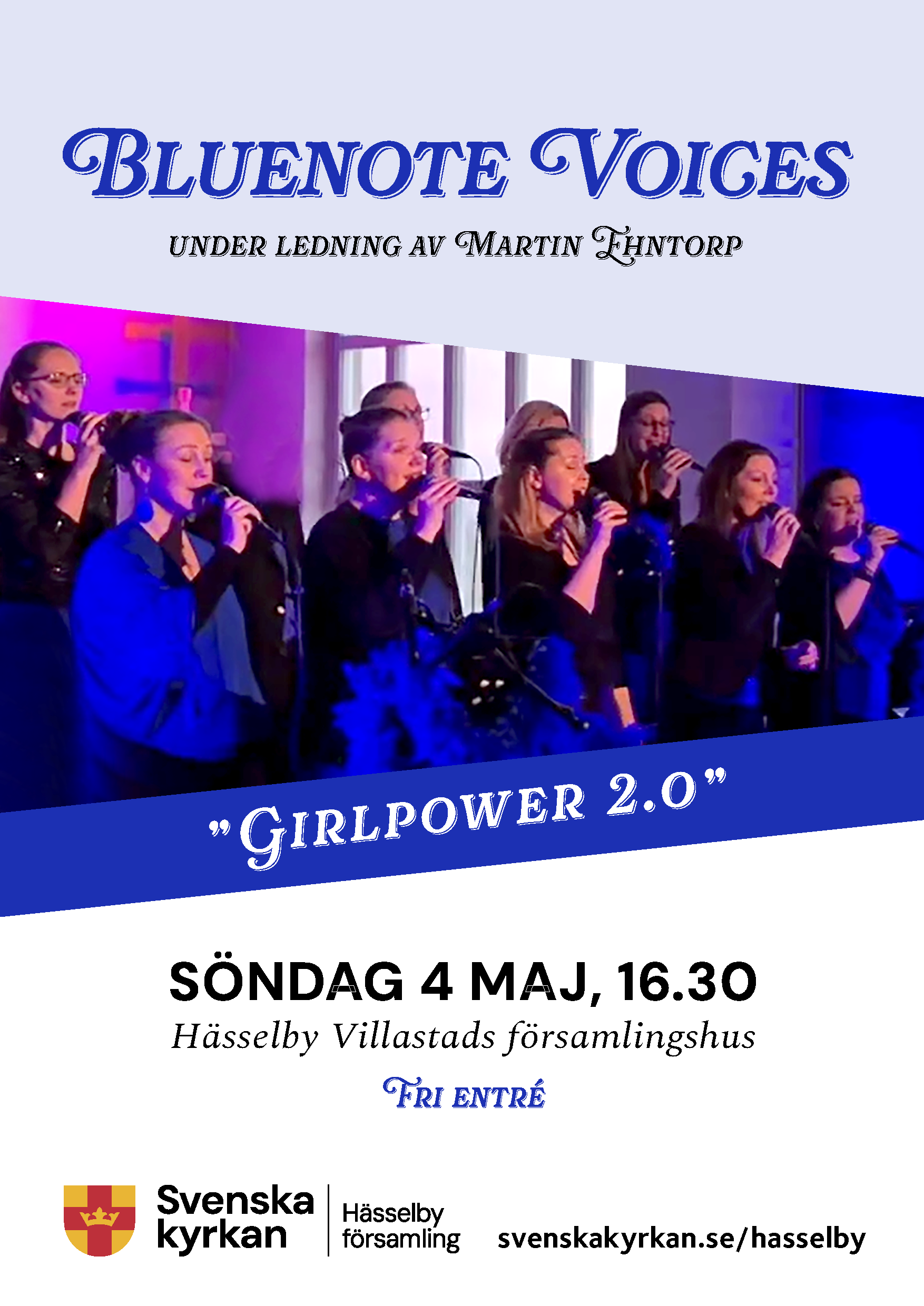 Bluenote Voices och Martin Ehntorp