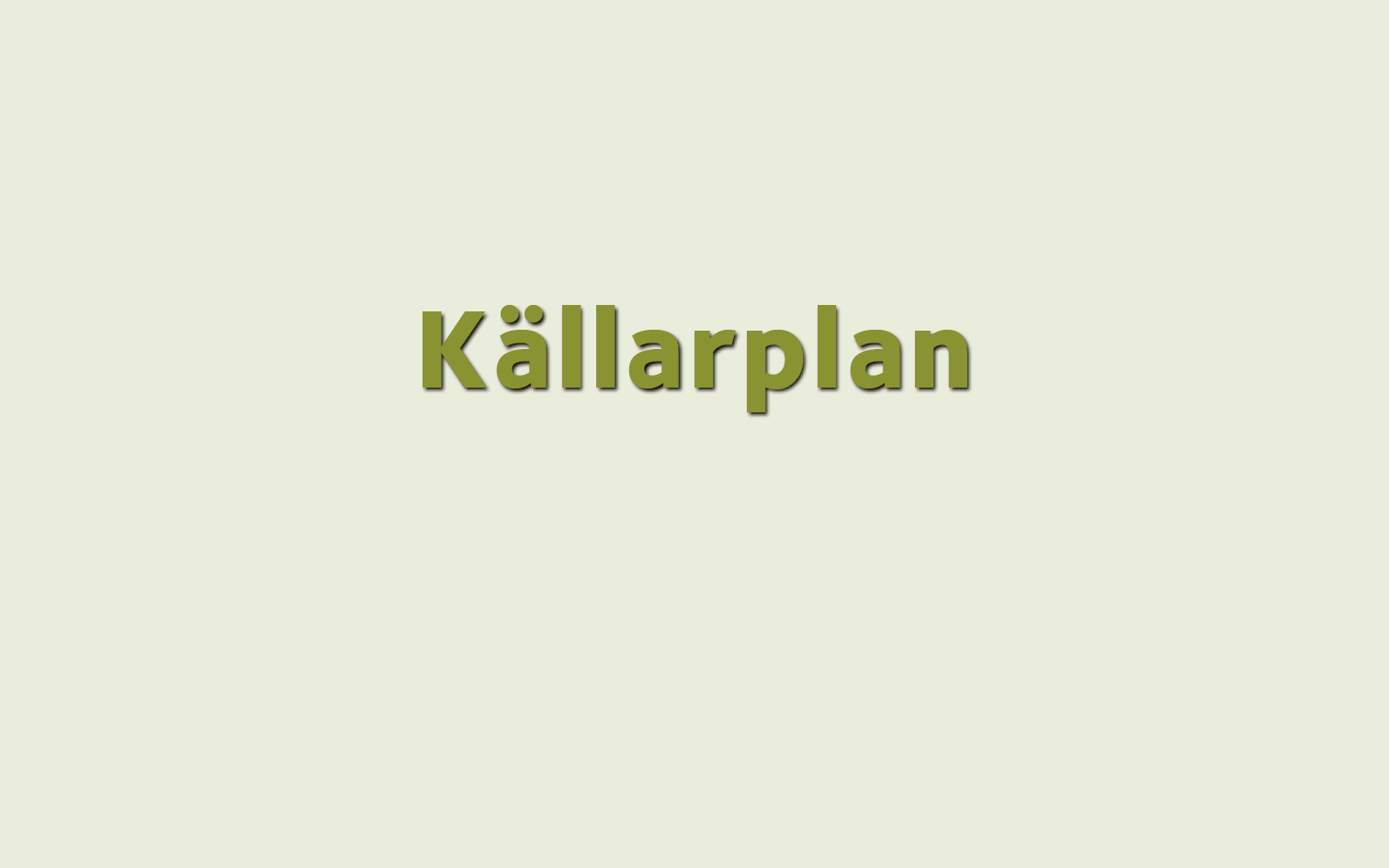 Källarplan