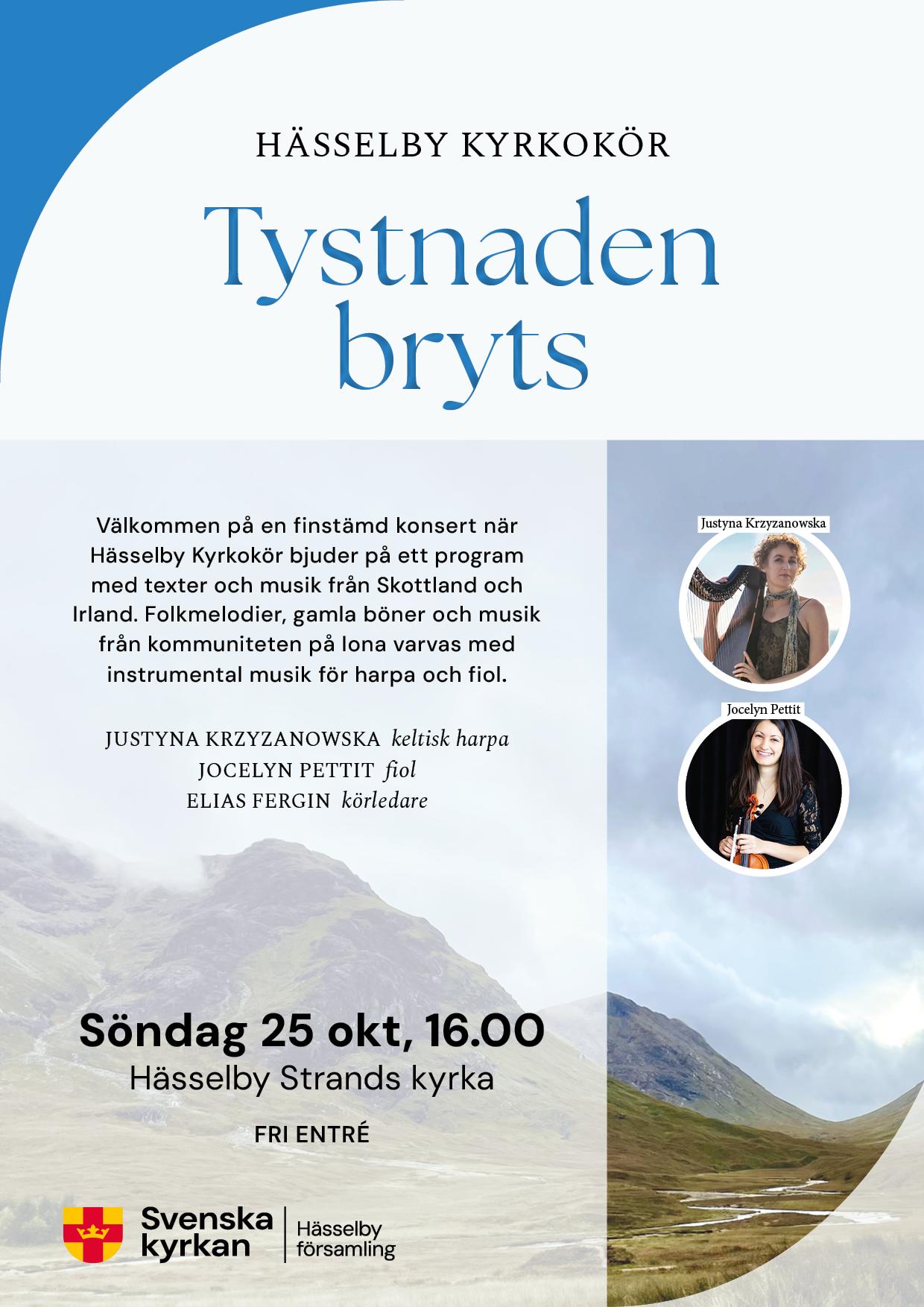 Tystnaden bryts - konsert med Hässelby Kyrkokör