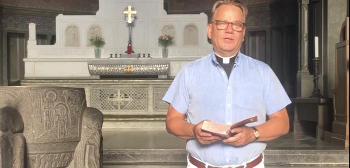 Nionde söndagen efter trefaldighet. Medverkande kyrkoherde Lars Viper.