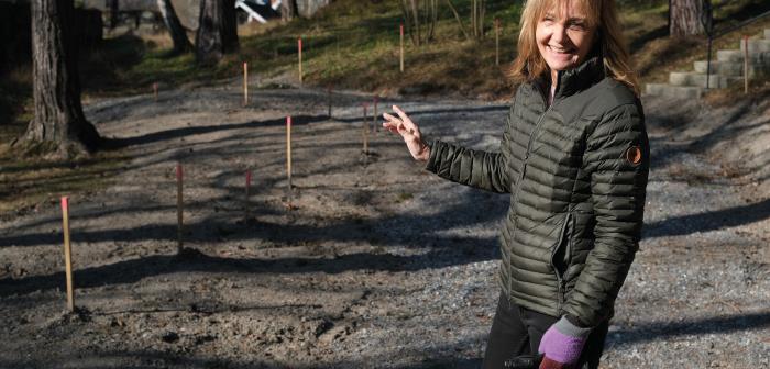 Skogsö ligger arkitekten Christina Koch mycket varmt om hjärtat.