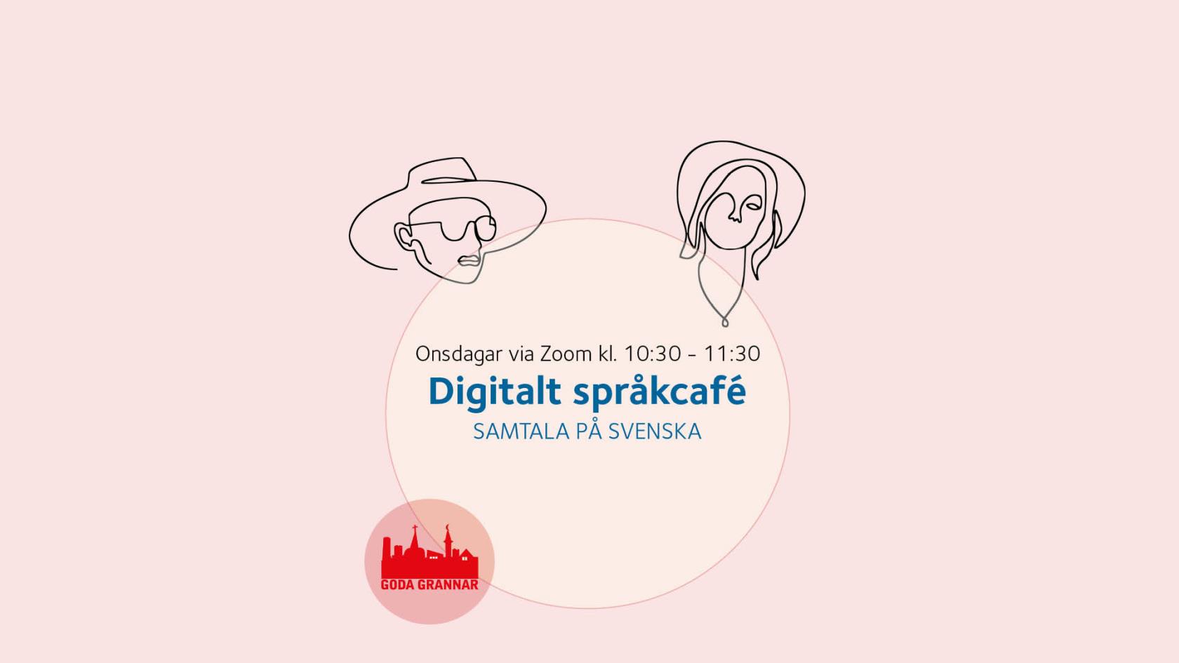 Illustrativ bild för digitalt språkcafe i Sundbyberg