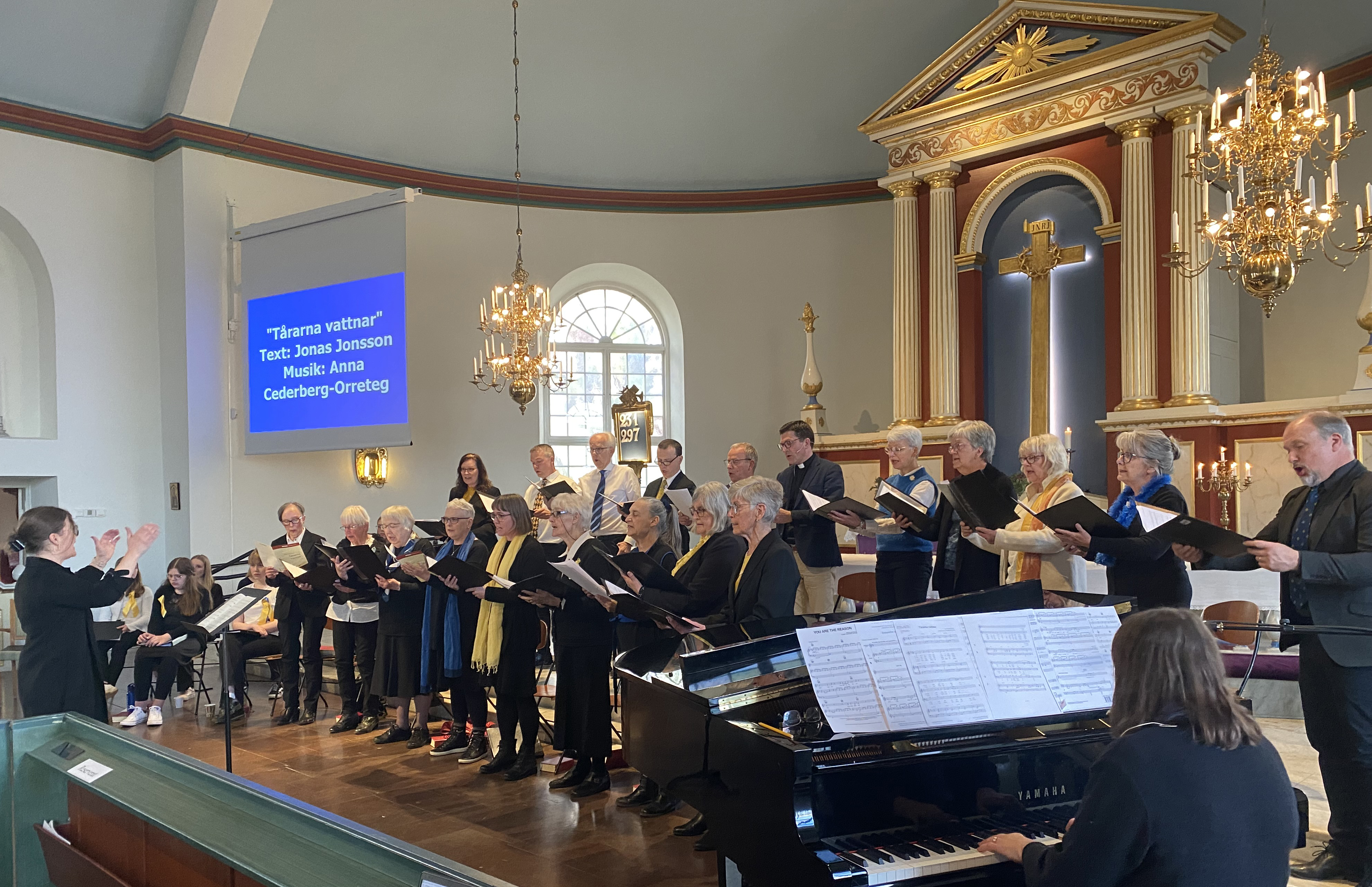 Välgörenhetskonsert för Ukraina 5 april 2022 i Örby kyrka