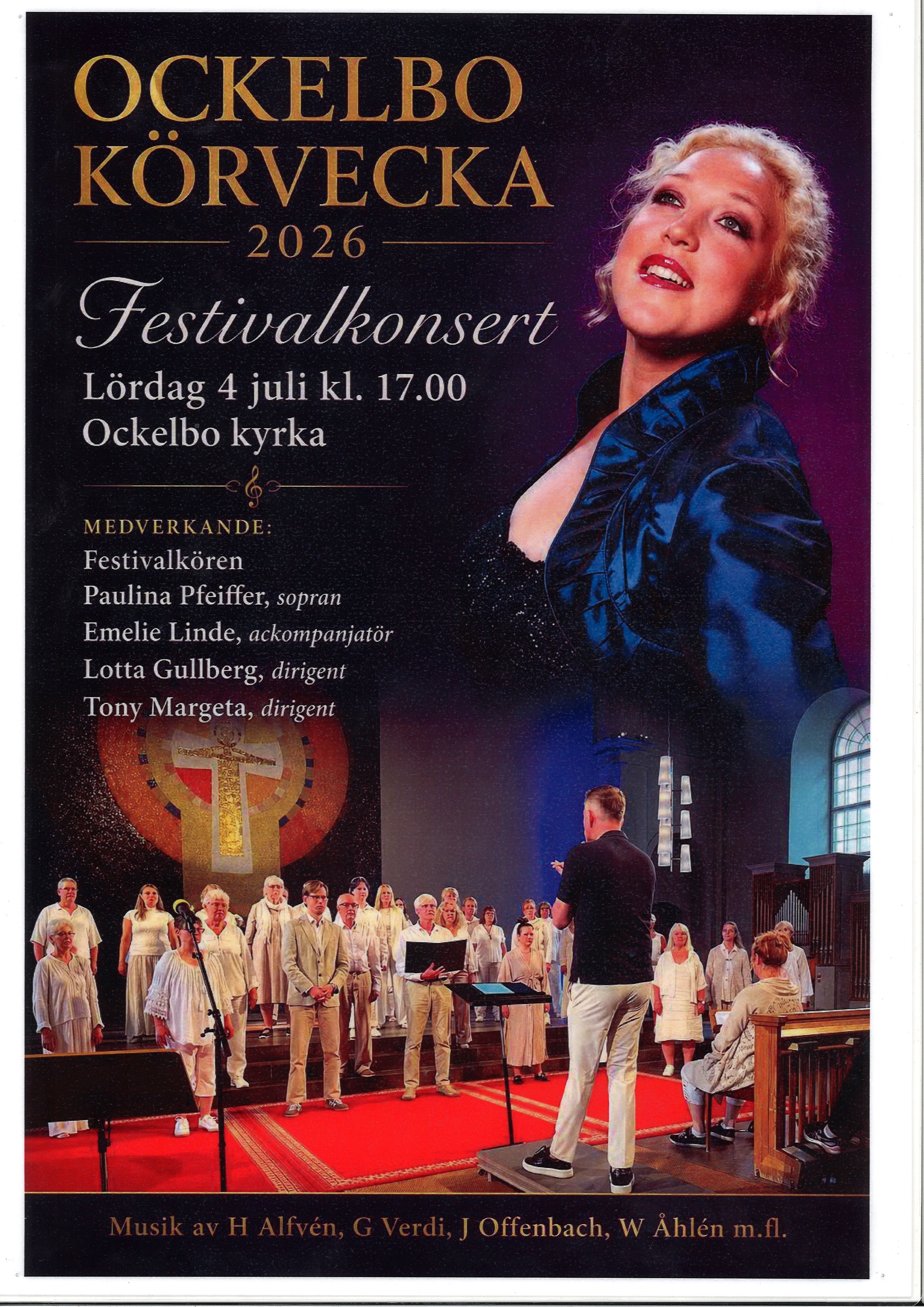 Festivalkören affisch