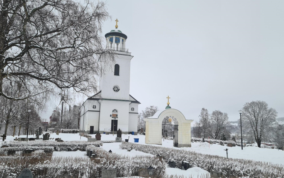 Timrå kyrka vinter