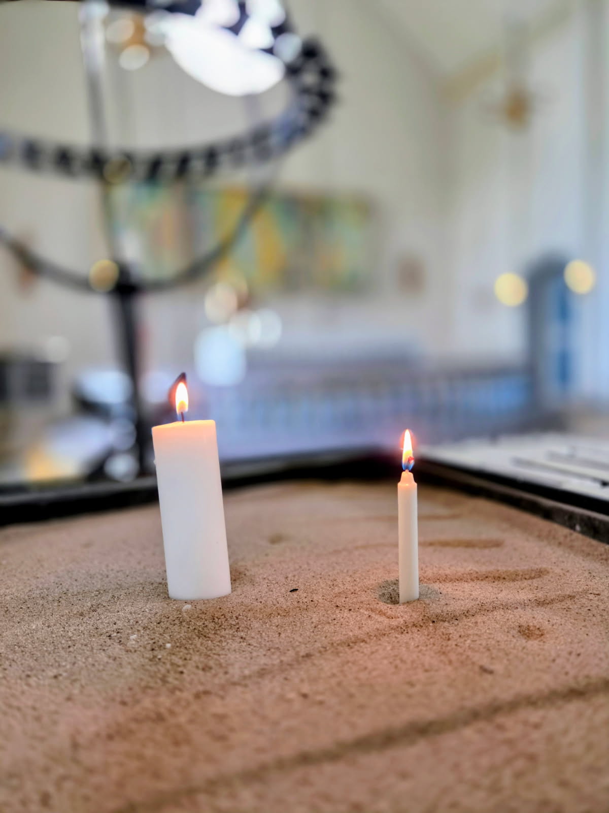 Ljusbärare i Älvsby kyrka
