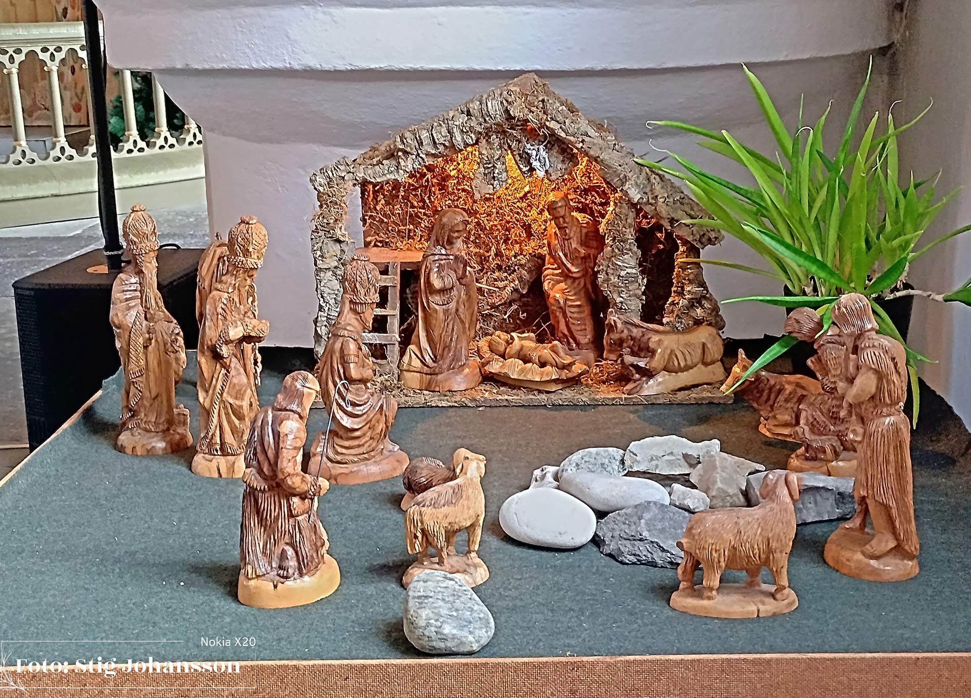 Julkrubban i Smedstorps kyrka