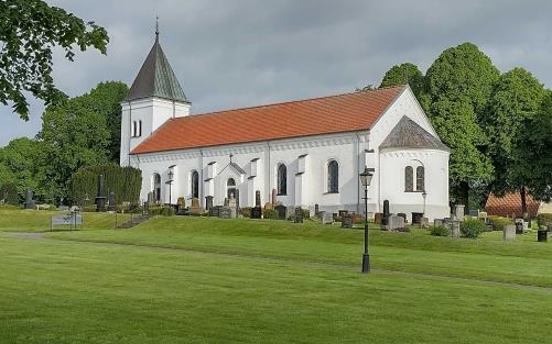 Smedstorps kyrka, nykalkad 2022.