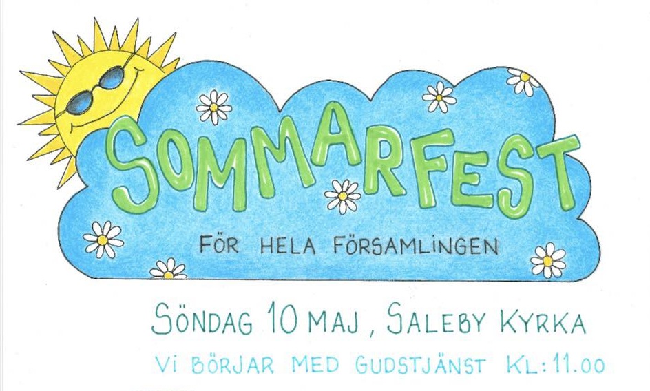 Sommarfest med gudstjänst och terminsavslutning