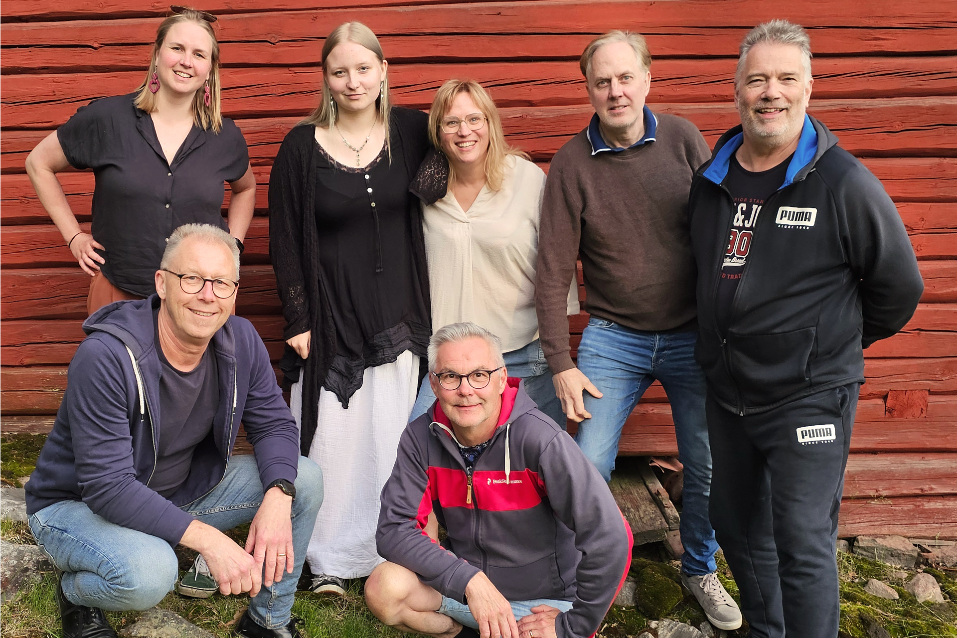 Mats Renman with friends