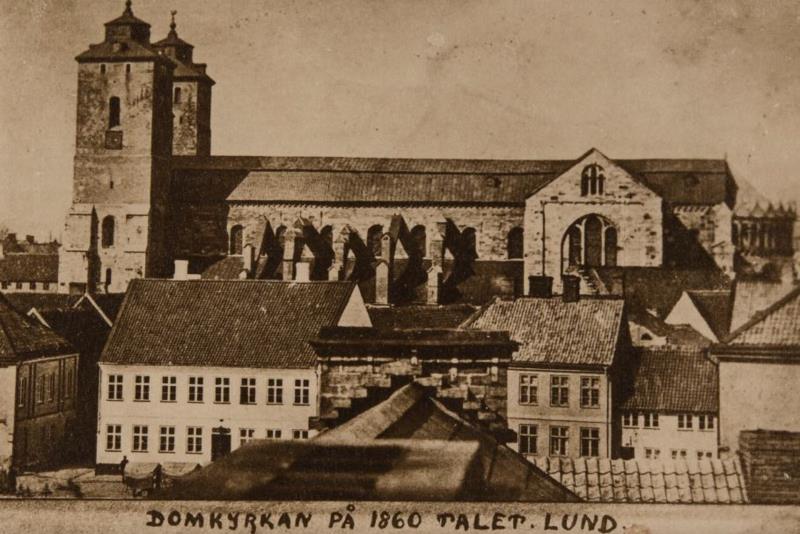 Lunds domkyrka år 1860