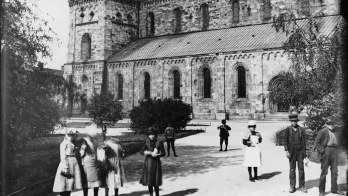 Lunds domkyrka cirka år 1900