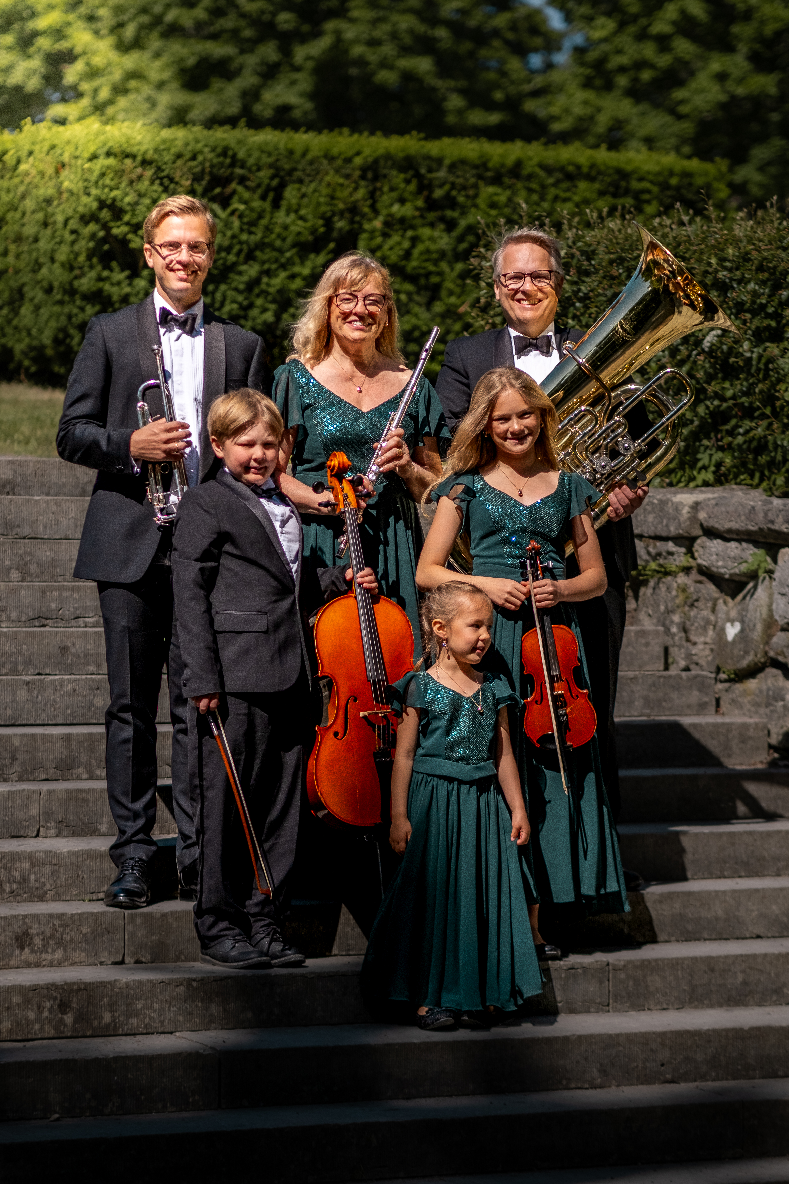 Familjen Hellgren (Tre generationer med Samuels familj) Högupplöst