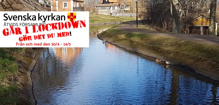 Som ett led i Region Östergötlands uppmaning att gå i personlig lockdown under 2 veckor så ställer vi in ALL verksamhet där vi träffas fysiskt, tom. fredag 14 maj.