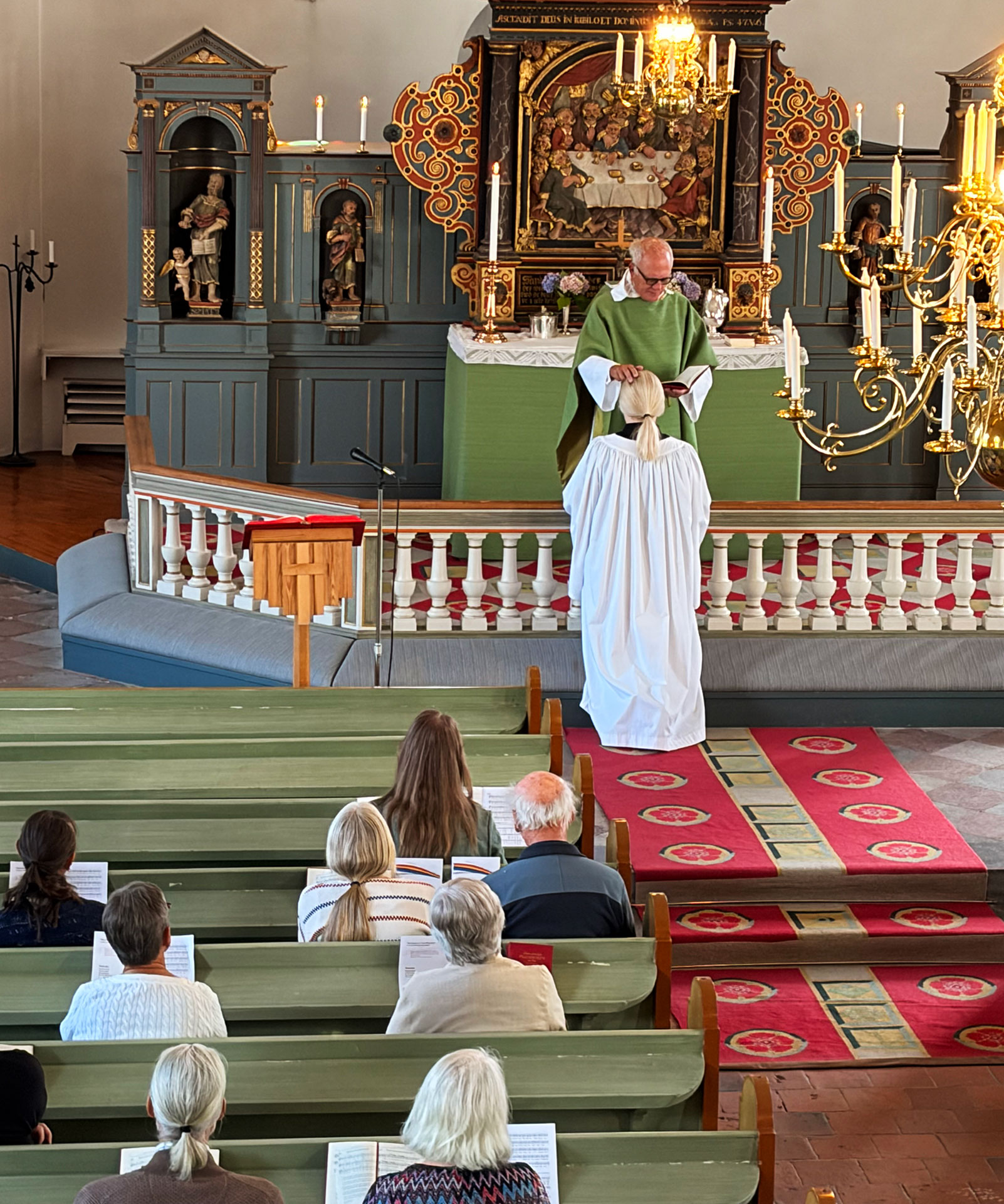 Mässa i Vanstad kyrka