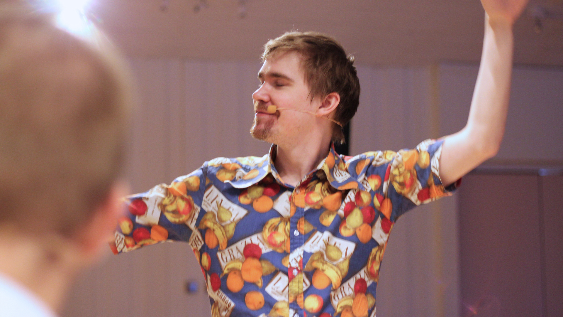 Bo Selinder i "Bosses blommiga ballong".