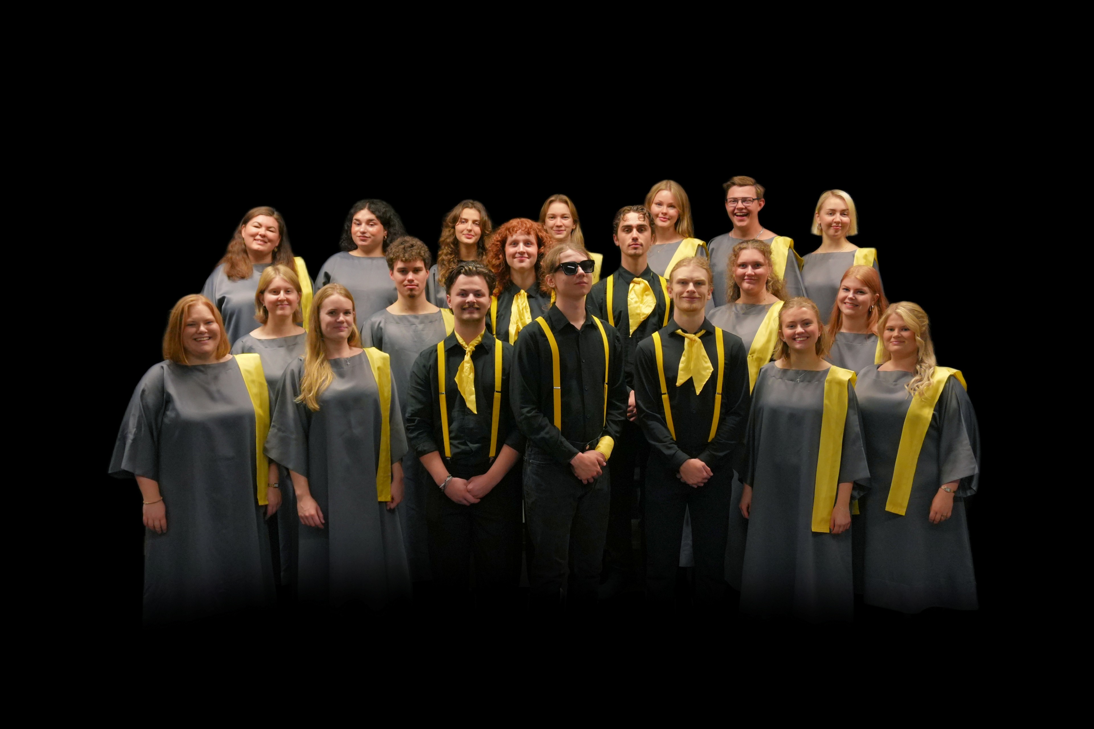 Bild på kören Adonai Gospel Choir från Glimåkra folkhögskola.