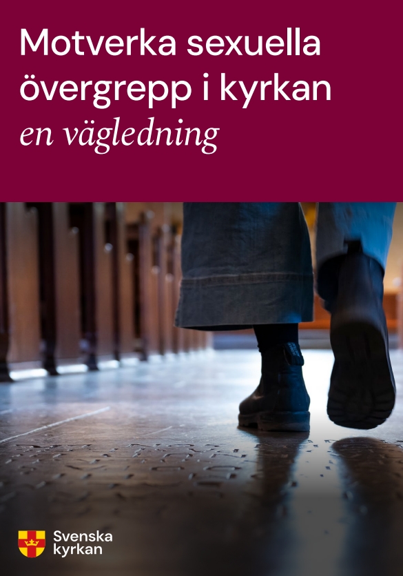 Foto på framsidan av foldern om vägledning efter sexuella övergrepp