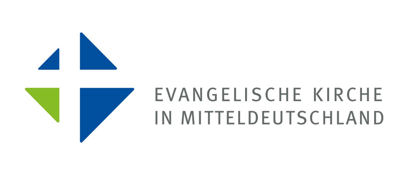 Logotyp för Evangelische Kirche in Mitteldeutschland.