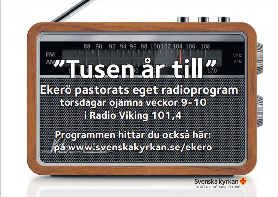 Radiosändning om Ekerö kyrkogård - EKERÖ PASTORAT