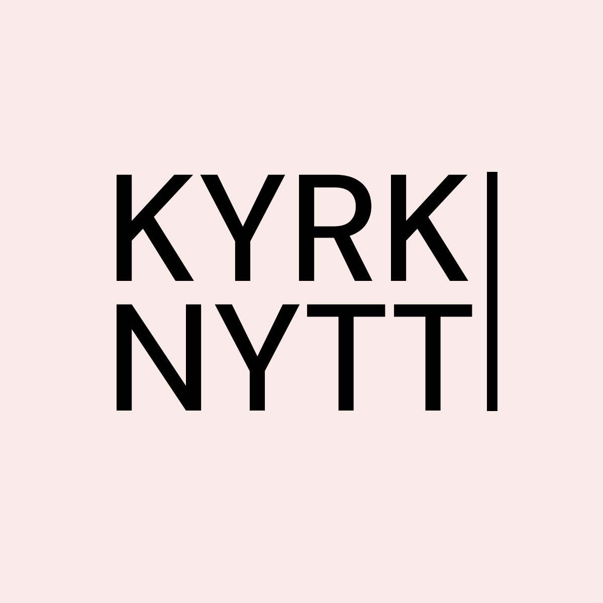 En logotype med texten: "Kyrknytt"
