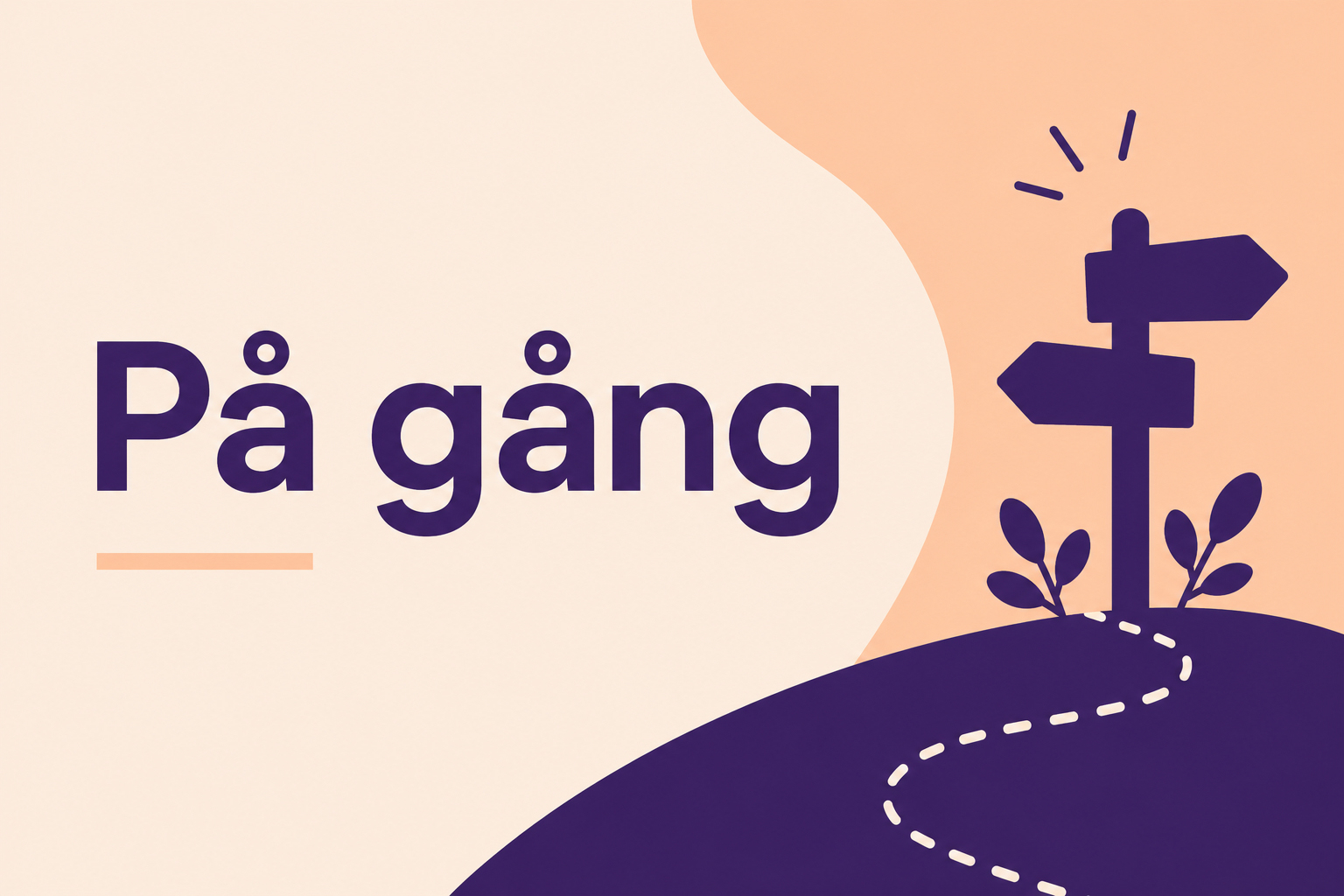 På gång, illustration