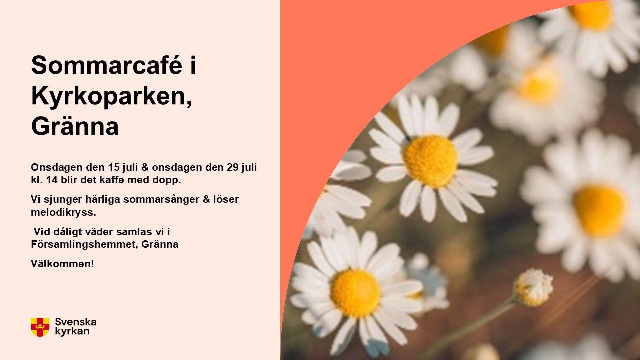 sommar cafe gränna