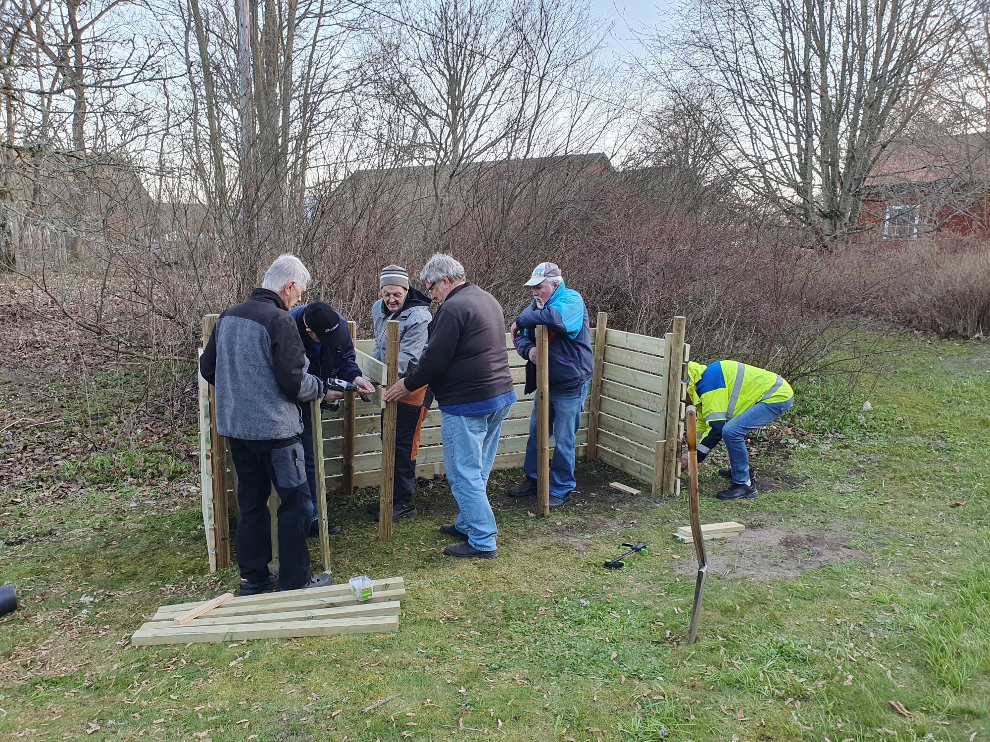 Kompostbygge till Prästgården