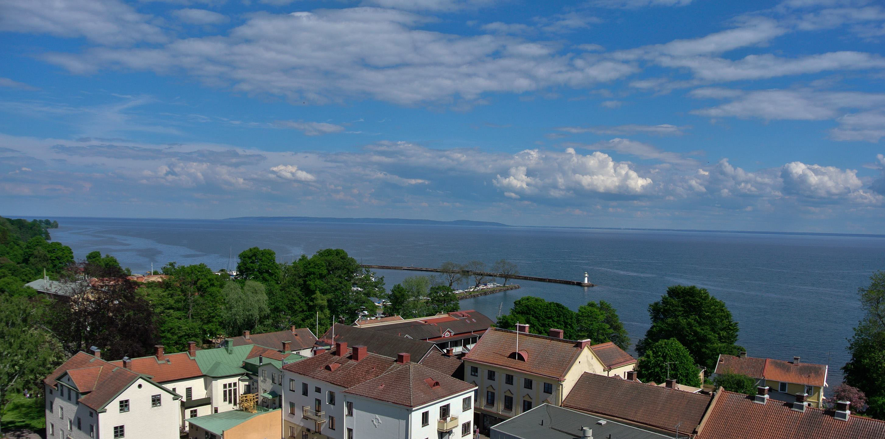 Foto över hamnen