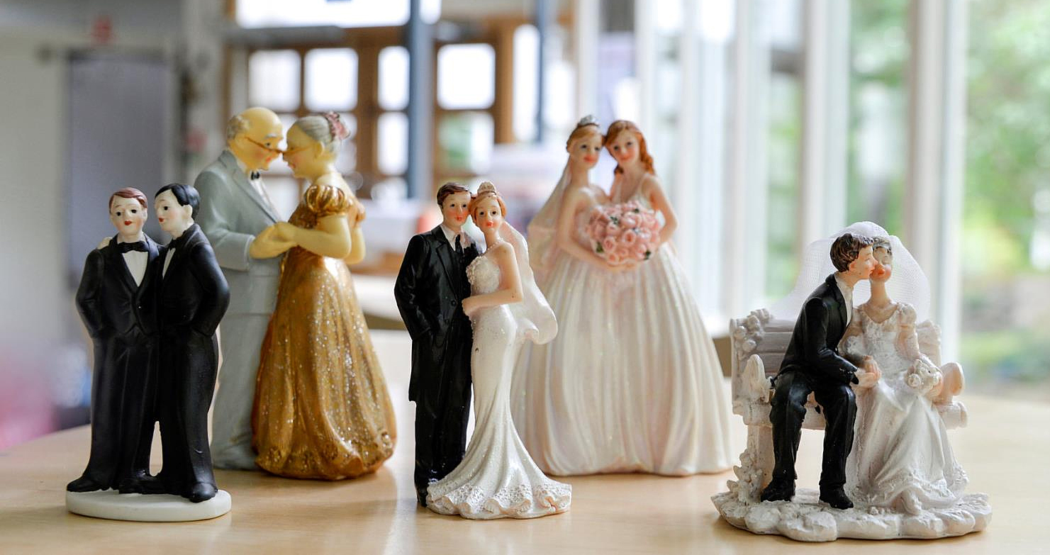 Brudpar figuriner
