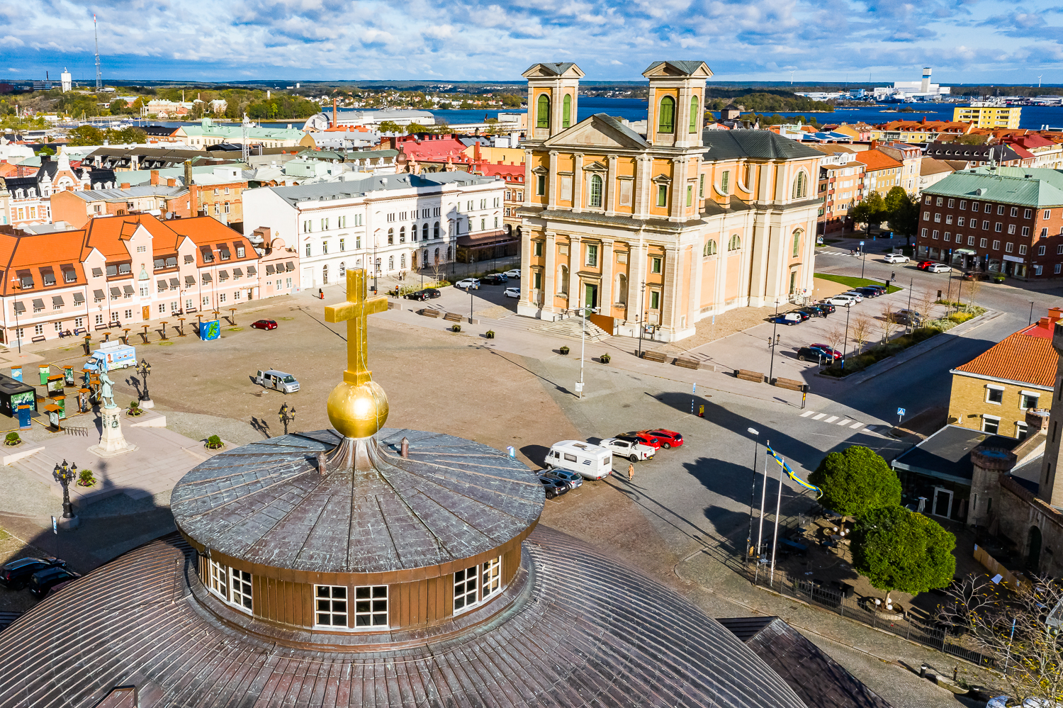 Fredrikskyrkan/ Trefaldighetskyrka stortorget Karlskrona