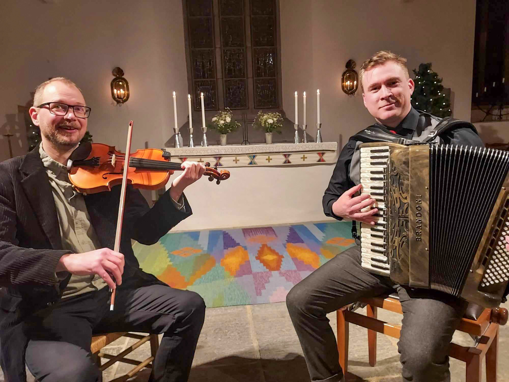 Peter Burell och Isak Björklund