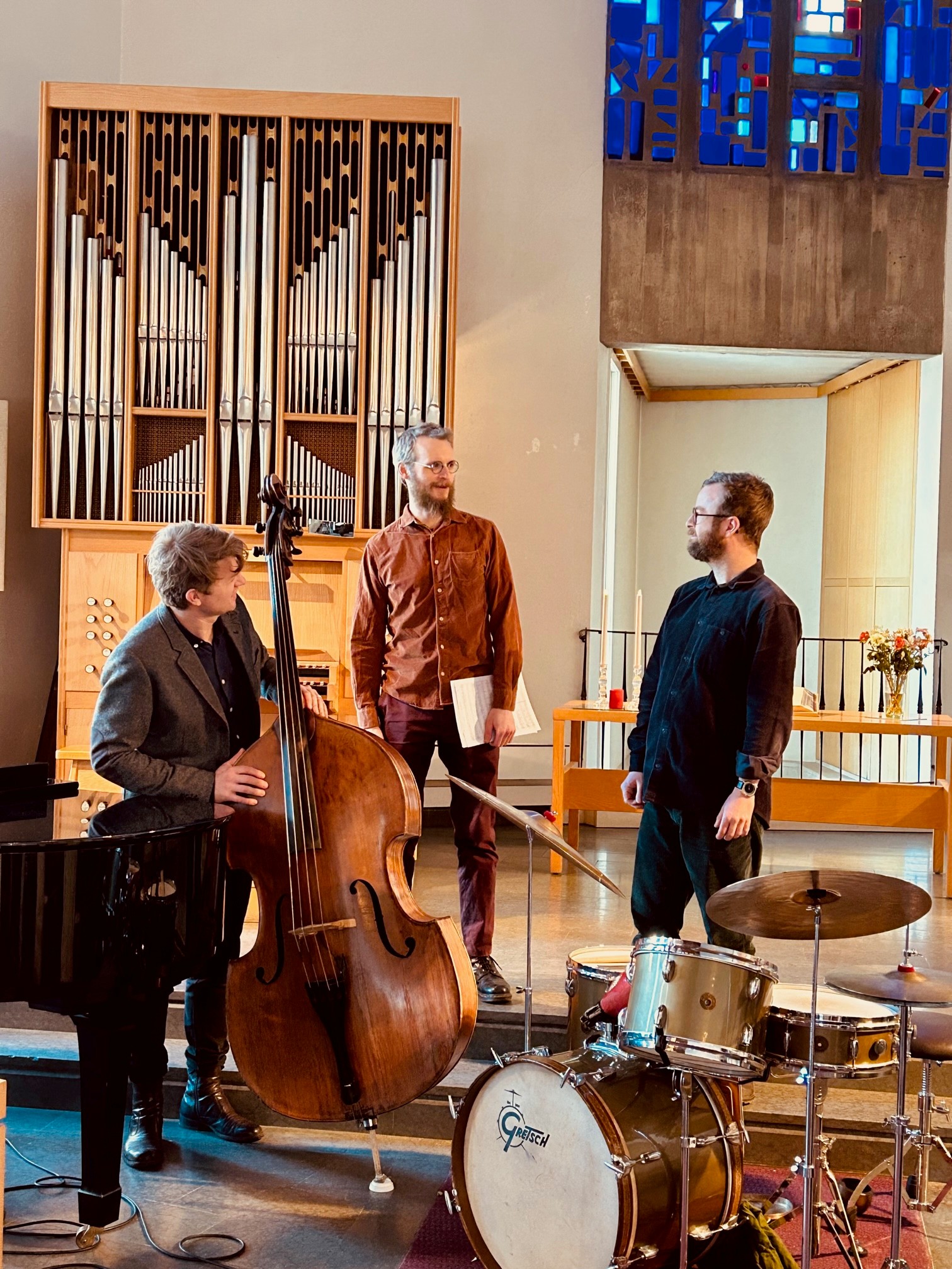 Tre jazzmusiker
