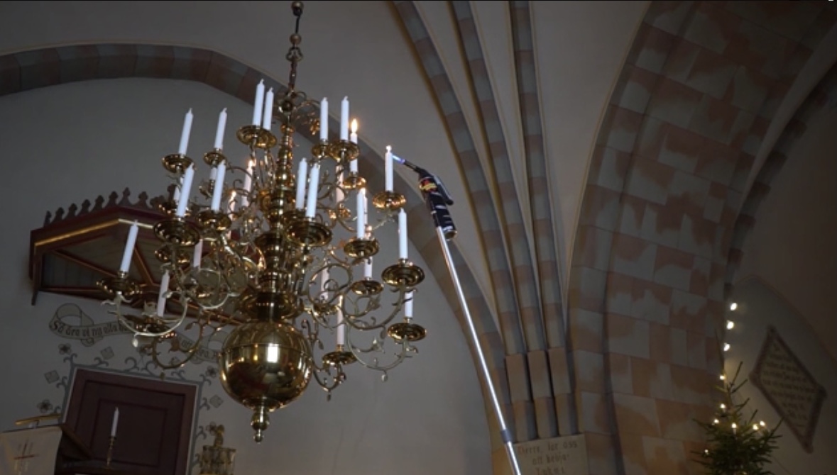 Tärna kyrka, ljuskrona