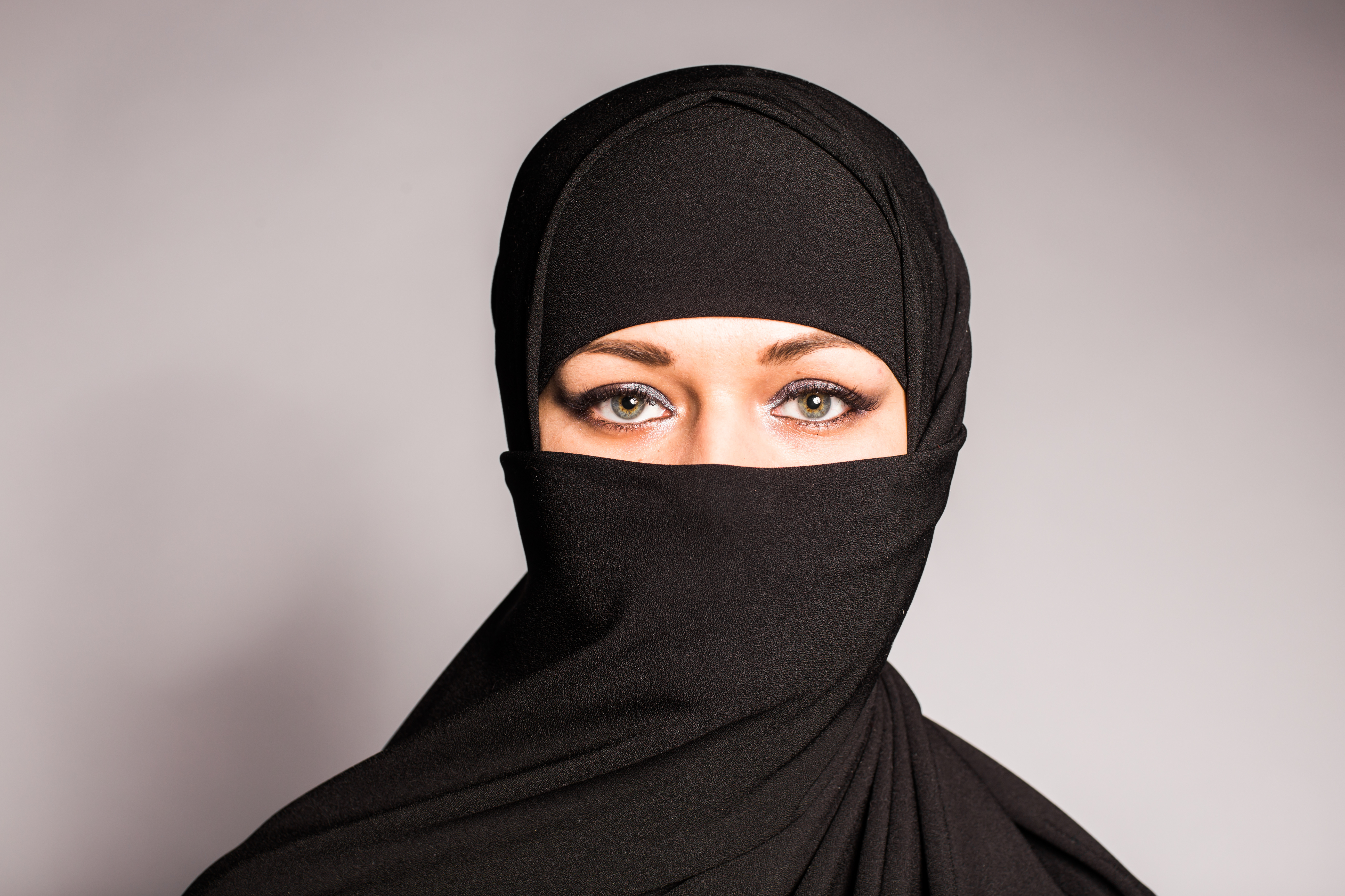 Kvinna i niqab