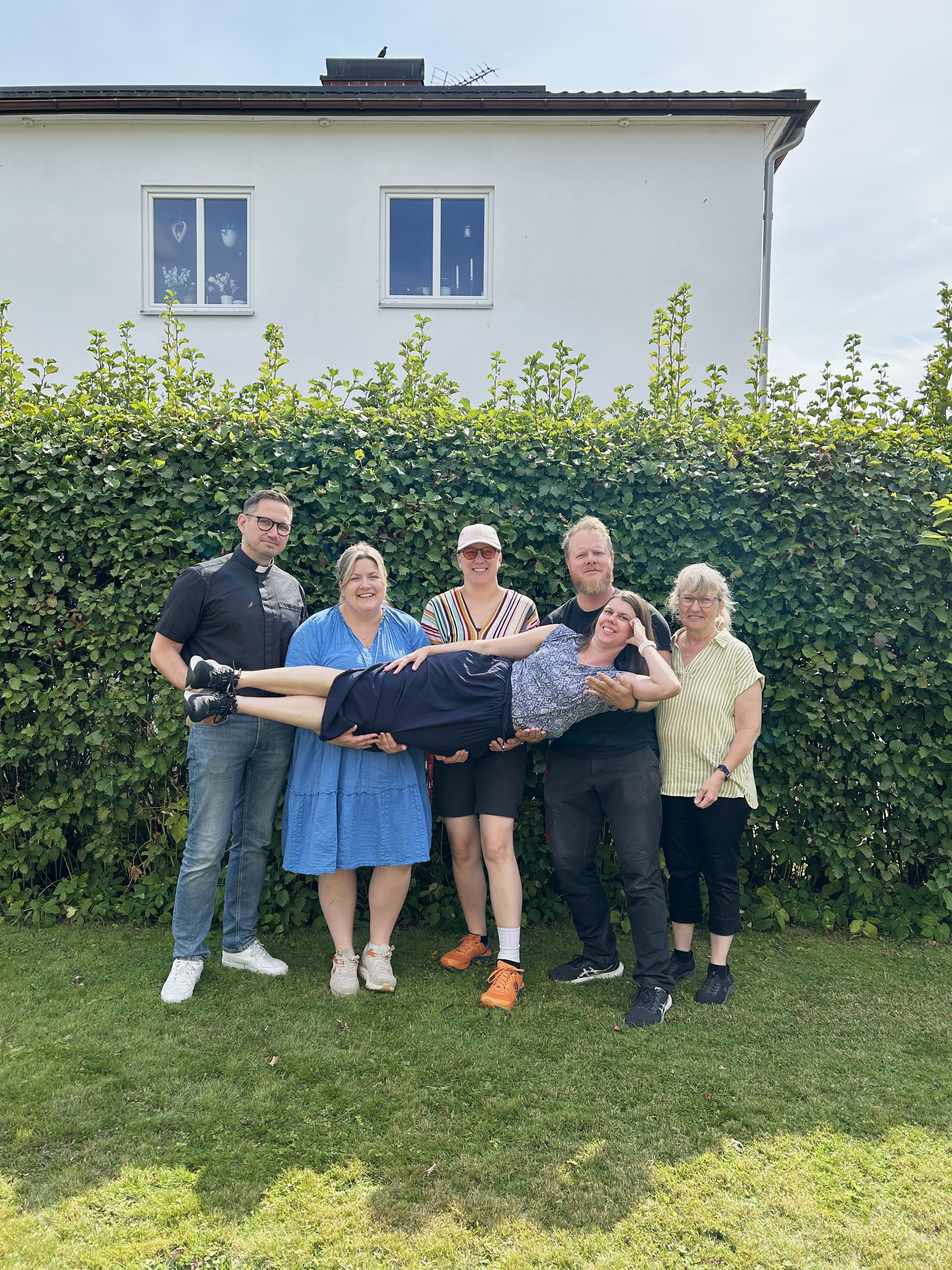 Gänget som jobbar med barn- och ungdomsverksamheten. Tobias Hvittensten, Maja Larsson, Anna Kunze, Kristian Gotting, Annsofi Gullbrand, Anki Johansson.