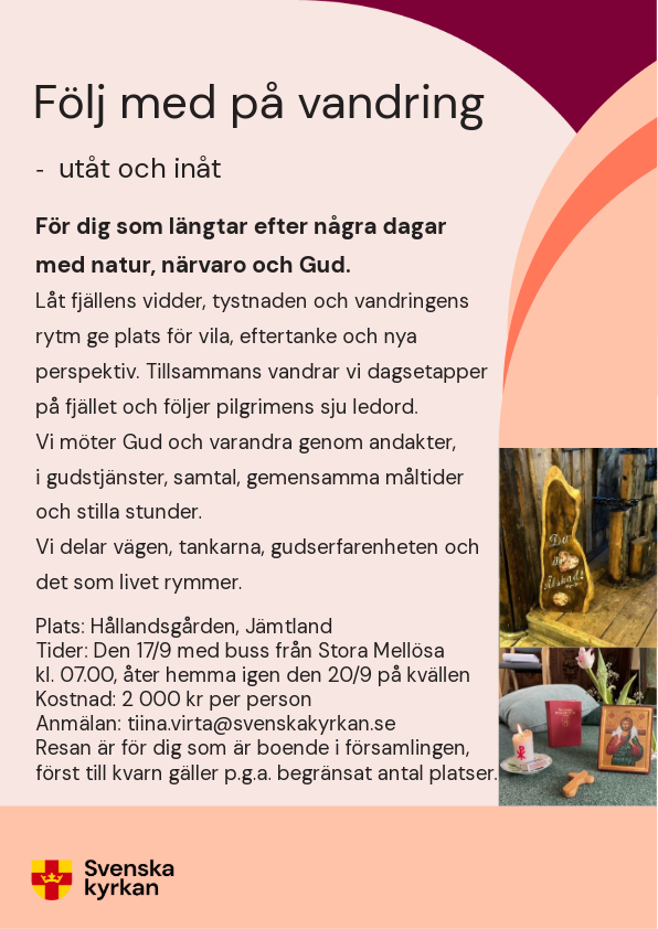 Inbjudan pilgrimsvandring