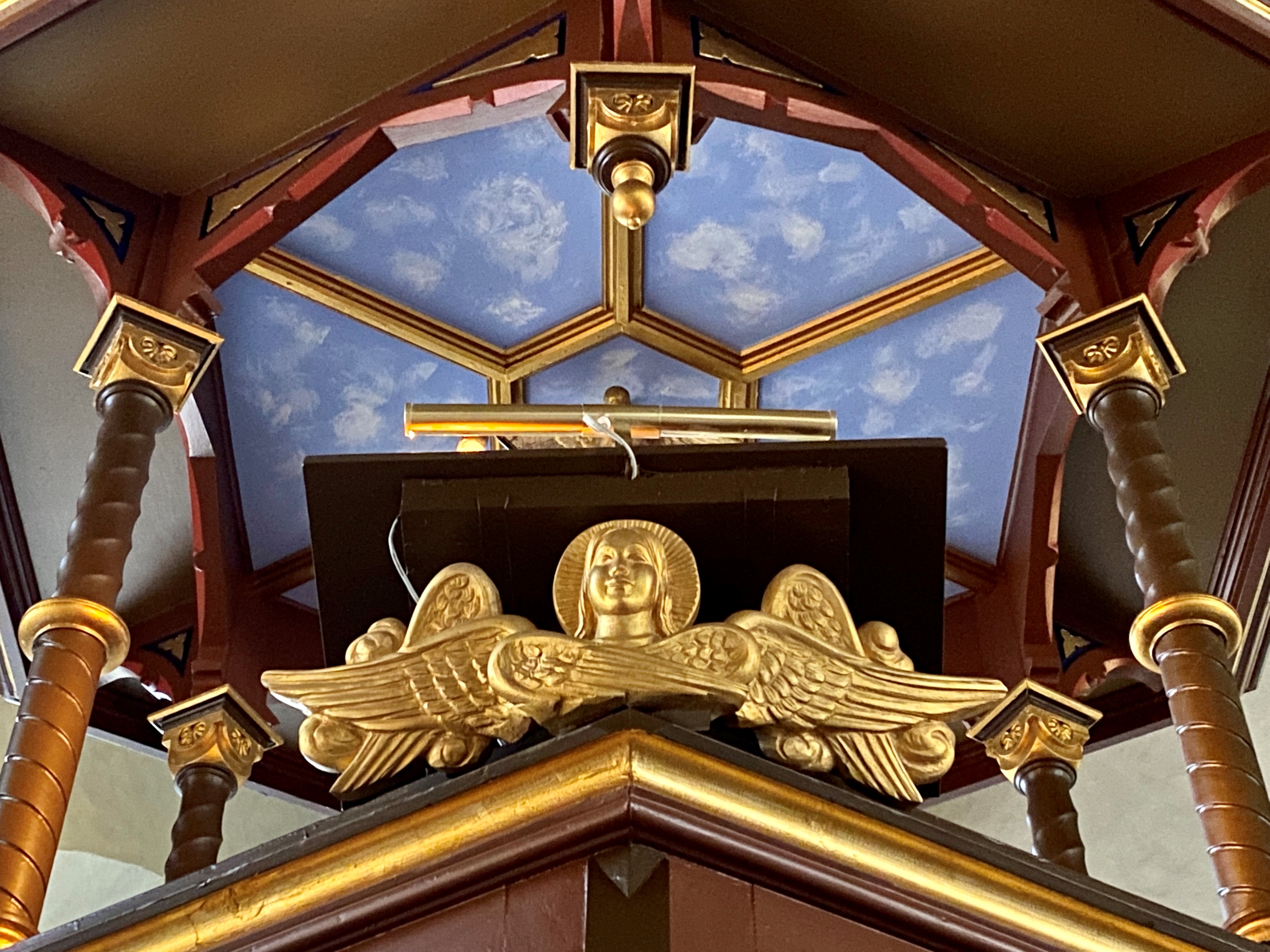 Detalj predikstol Grebbestad