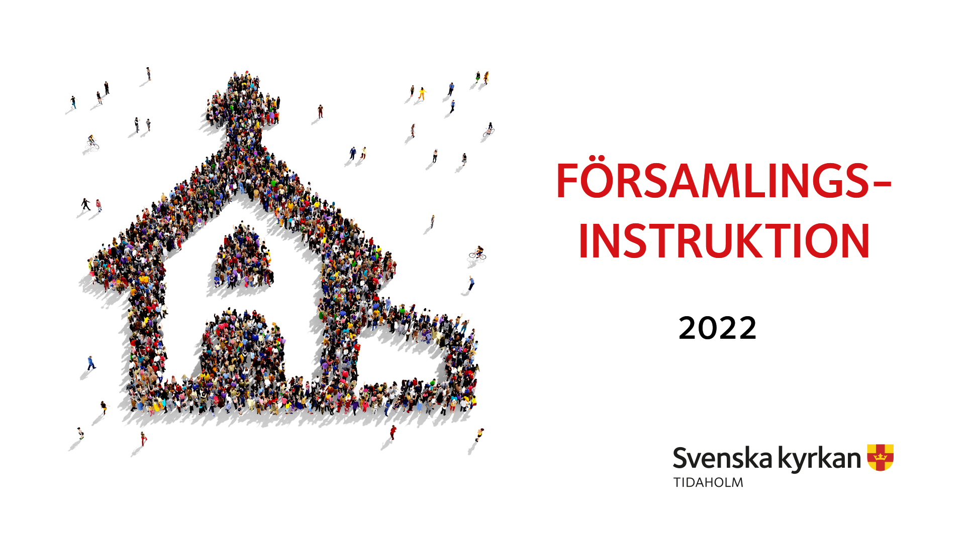 Webbaserad framsida till Svenska kyrkan Tidaholms församlingsinstruktion 2022.