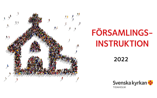 Webbaserad framsida till Svenska kyrkan Tidaholms församlingsinstruktion 2022.