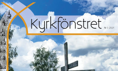 Utklipp av framsidan till Kyrkfönstret nummer 3 2021.