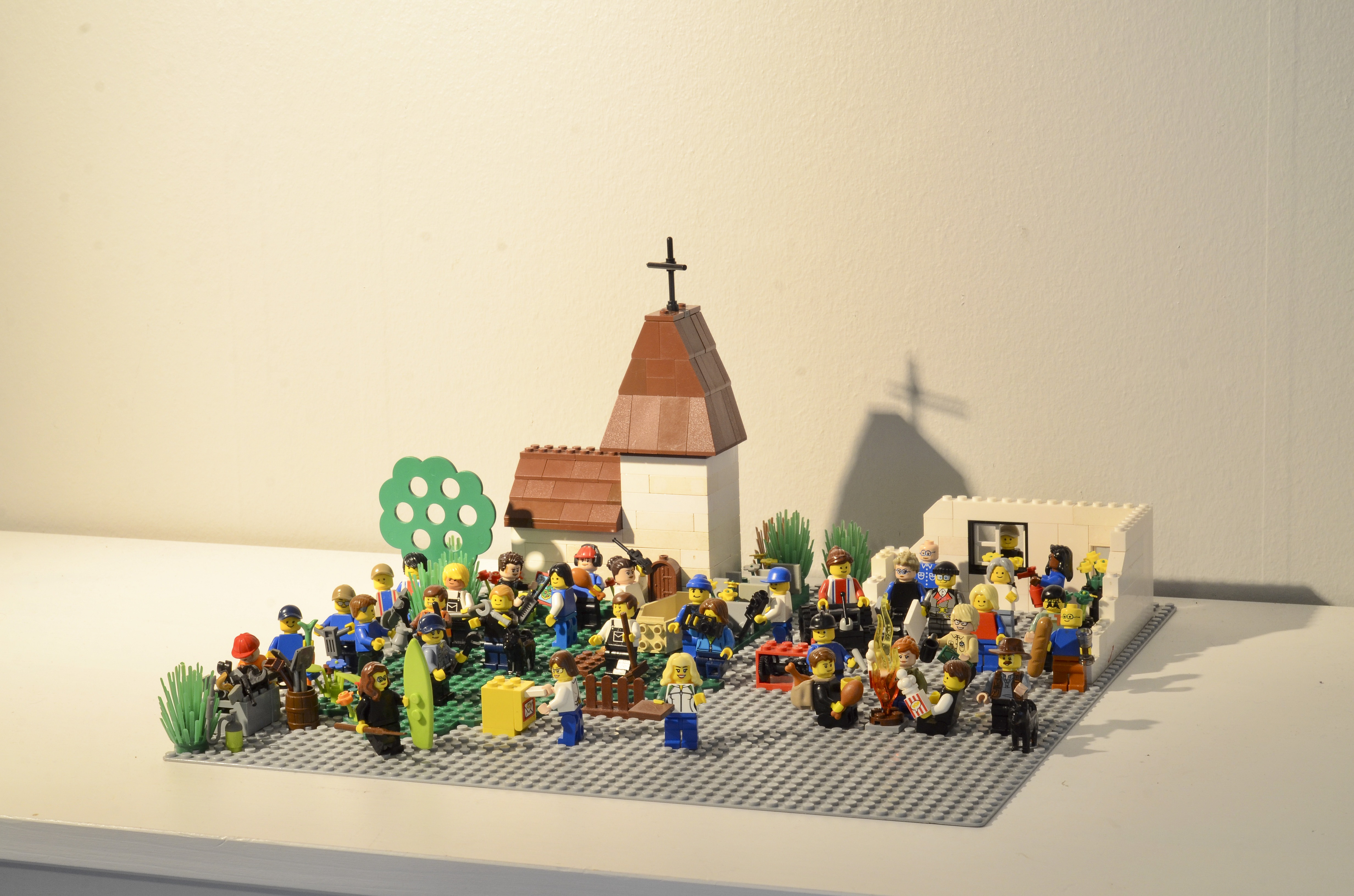 Pastoratets anställda som legofigurer