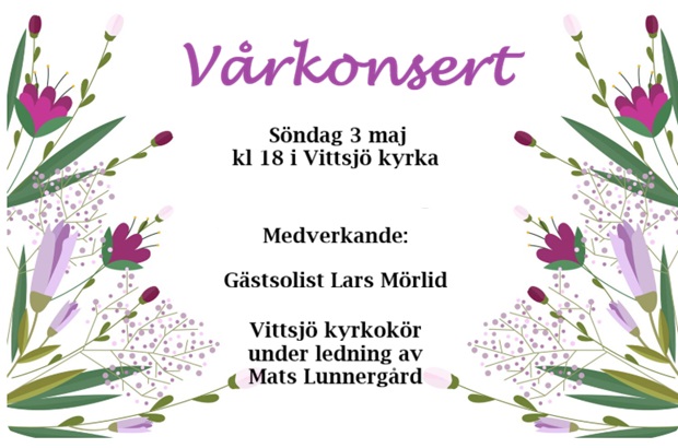 Vårkonsert Vittsjö kyrka